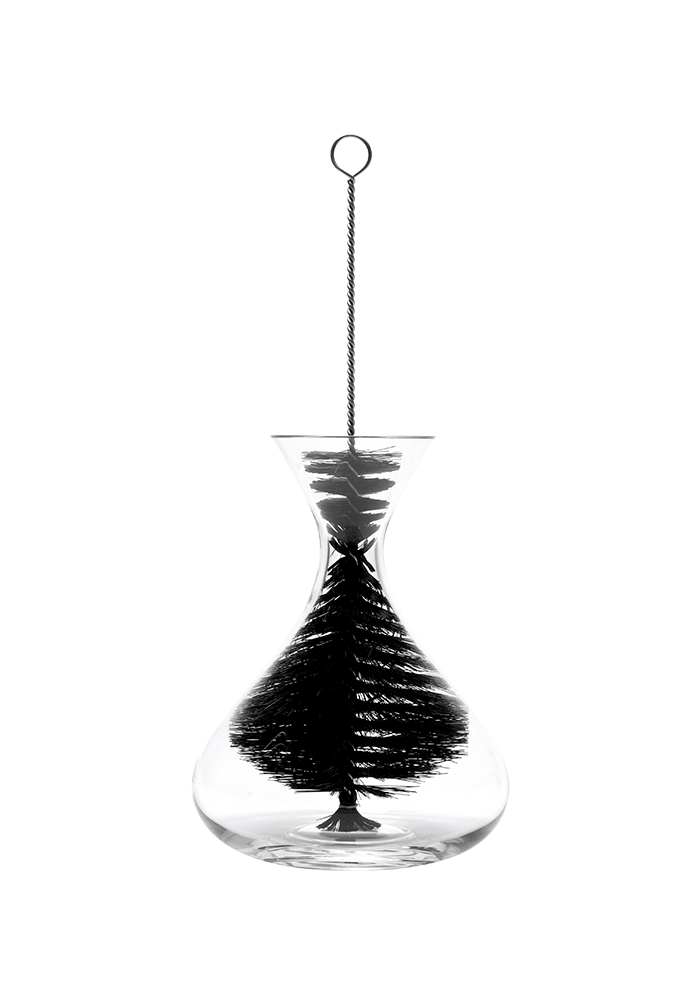 Brosse spéciale pour carafe à vin