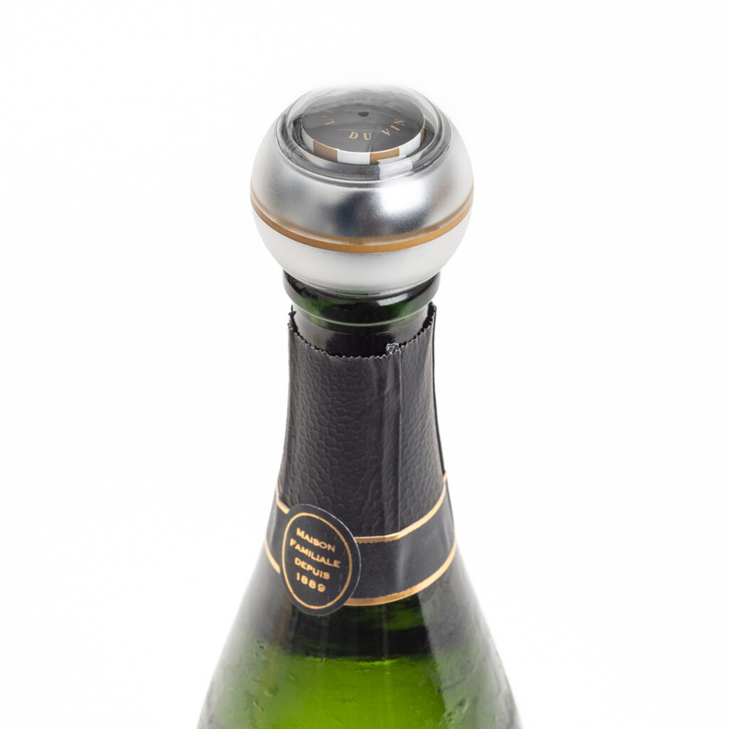 Bouchon indicateur de bulles pour champagne et vins pétillants