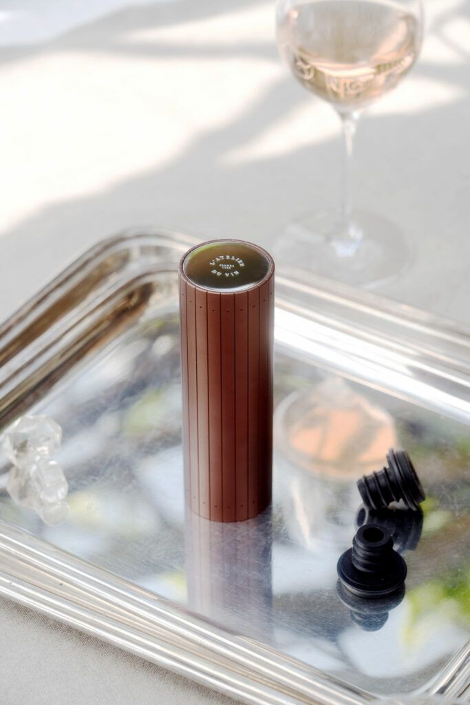 Elektrischer Wein-Sparer aus Kunststoff, leer Wein, Vakuumpumpe