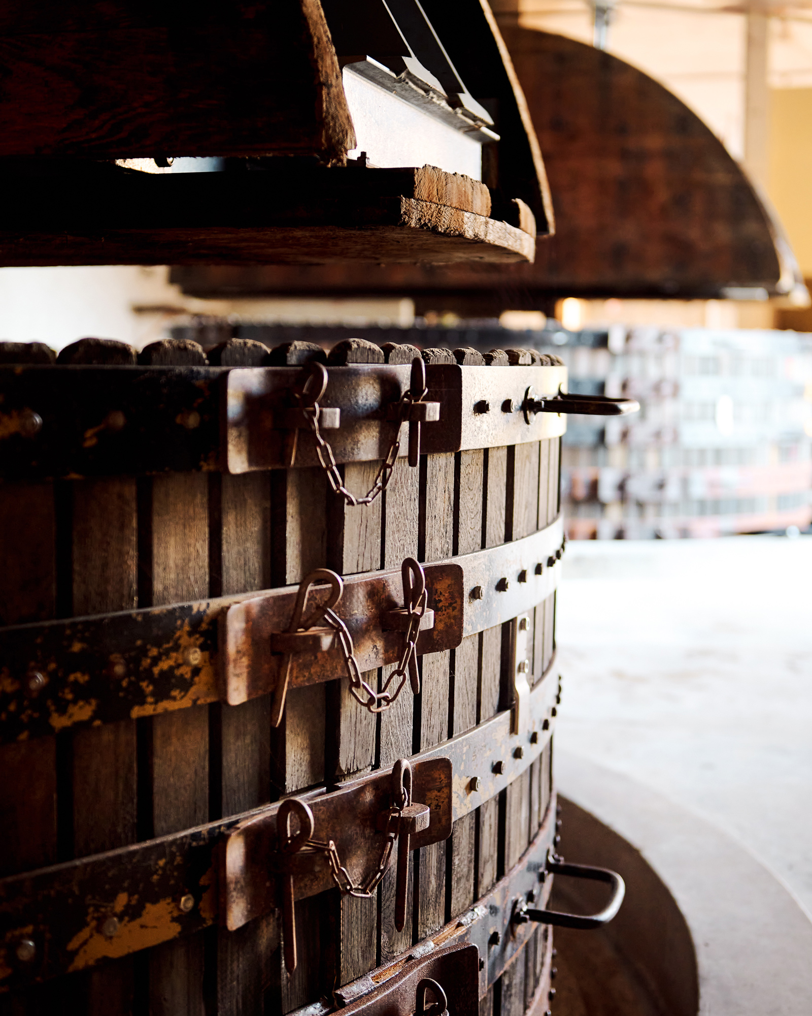 Pressoir en champagne