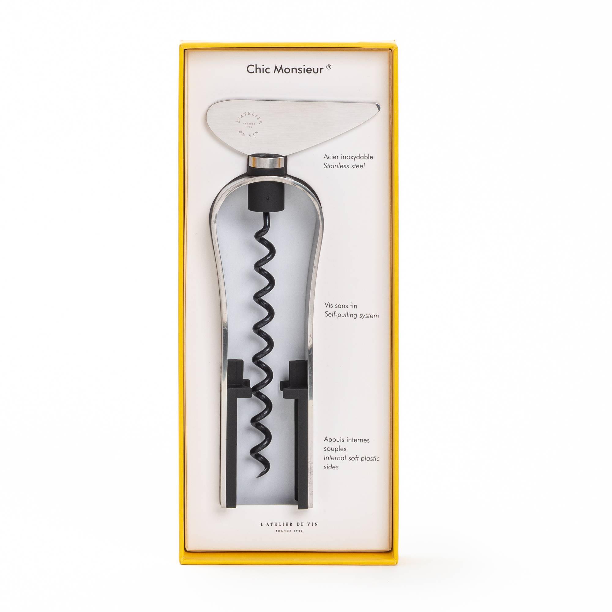 Chic Monsieur corkscrew pack