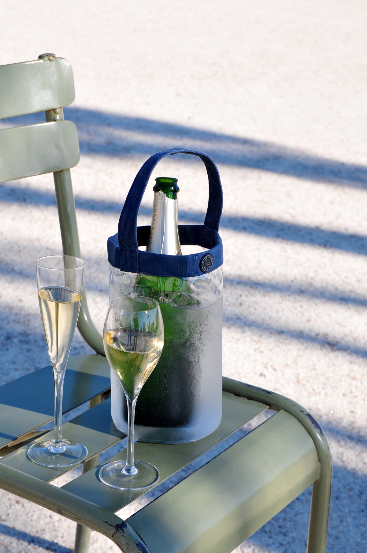 Sac porte-bouteille rafraichisseur transparent