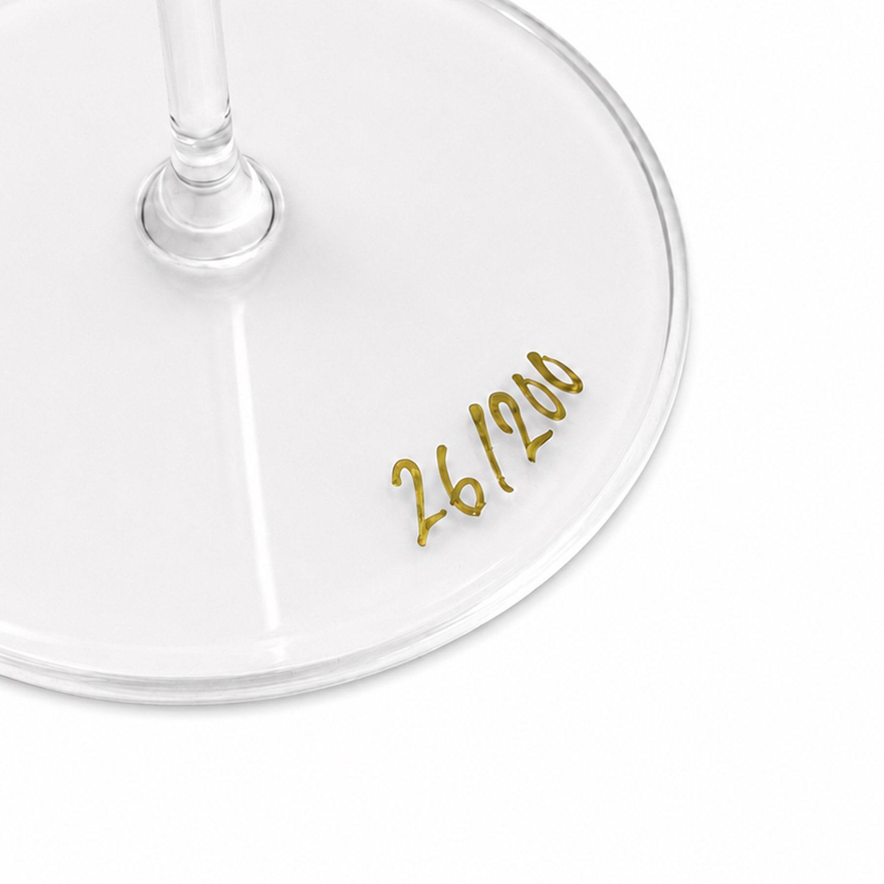 Pied numéroté du verre Exploreur 655 – Aroma Line | Édition Centenaire