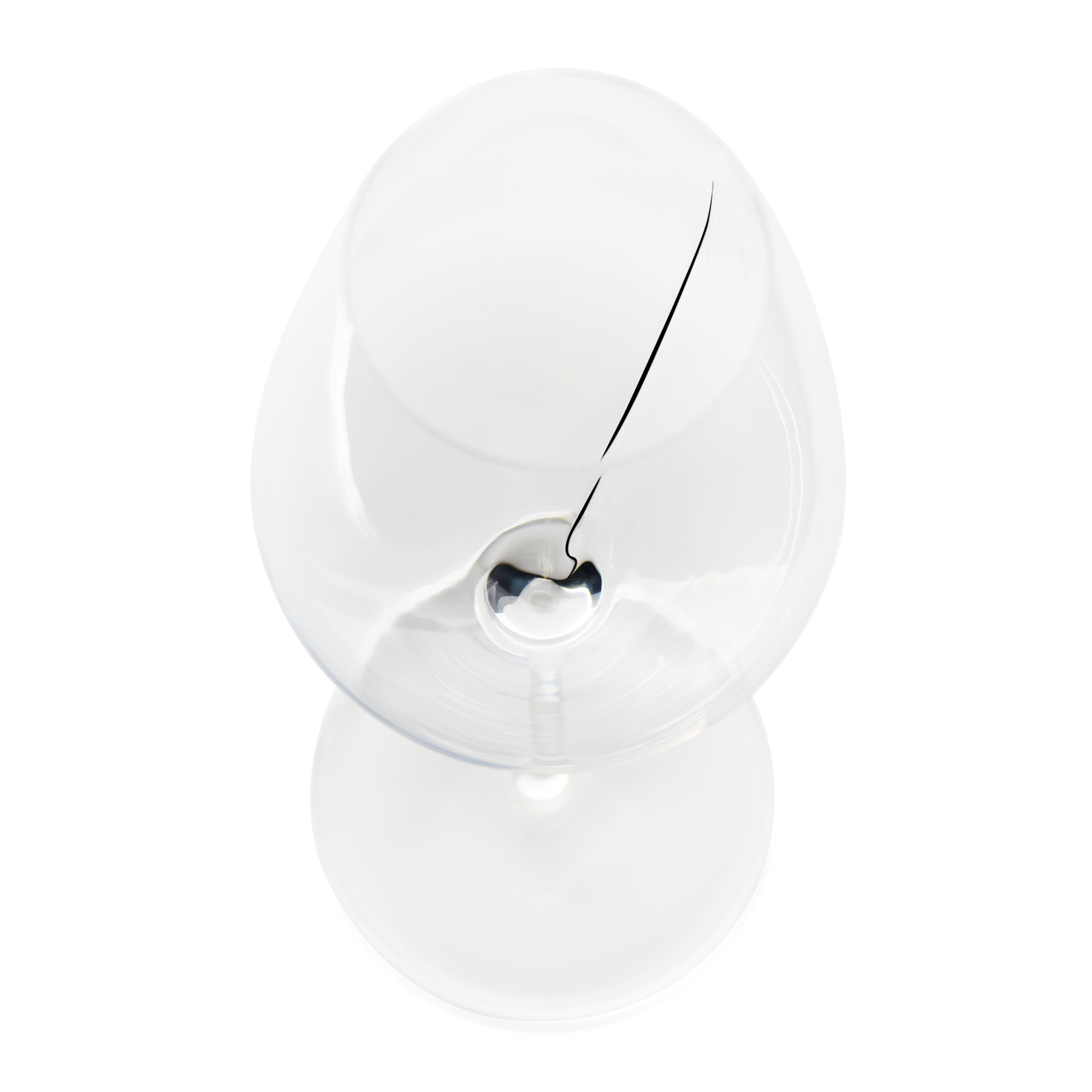 Vue du dessus du verre de dégustation Exploreur 655 - Aroma Line