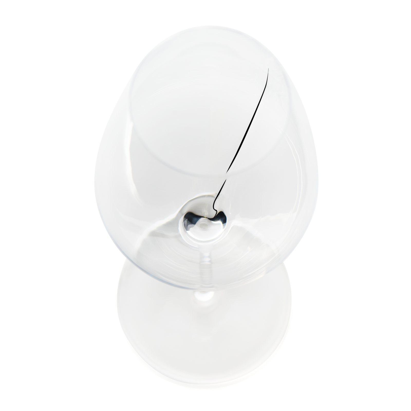 Vue du dessus du verre de dégustation Exploreur 655 Aroma Line
