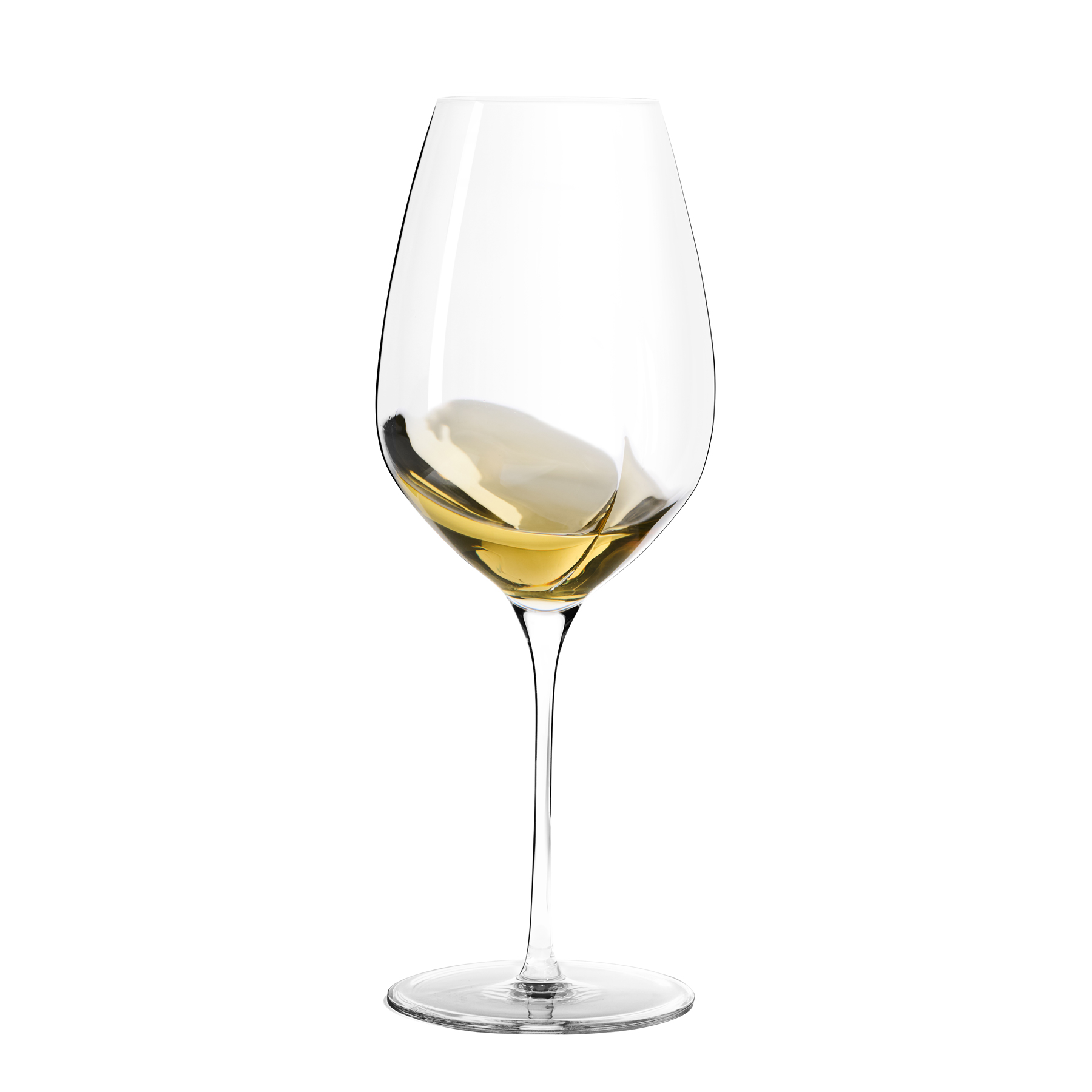 Verre de dégustation universel Exploreur 655 - Aroma Line contenant du vin blanc