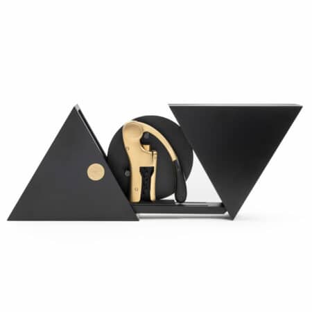 tire-bouchon couleur or dans un coffret