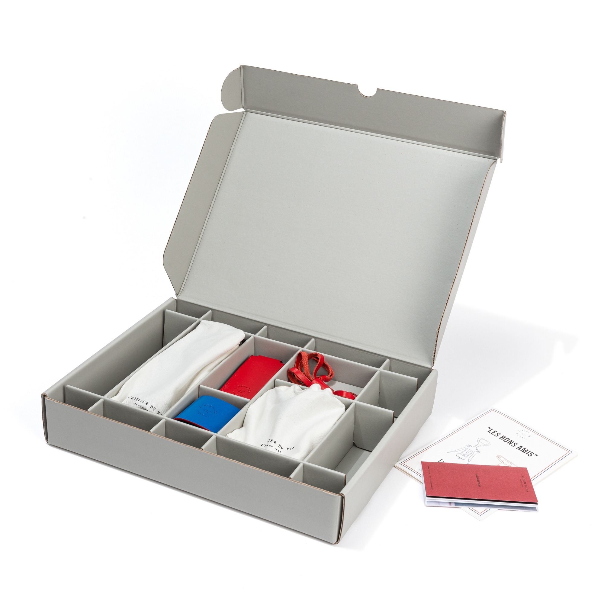 Les Bons Amis duo pack with a double-lever corkscrew and a bimetal corkscrew