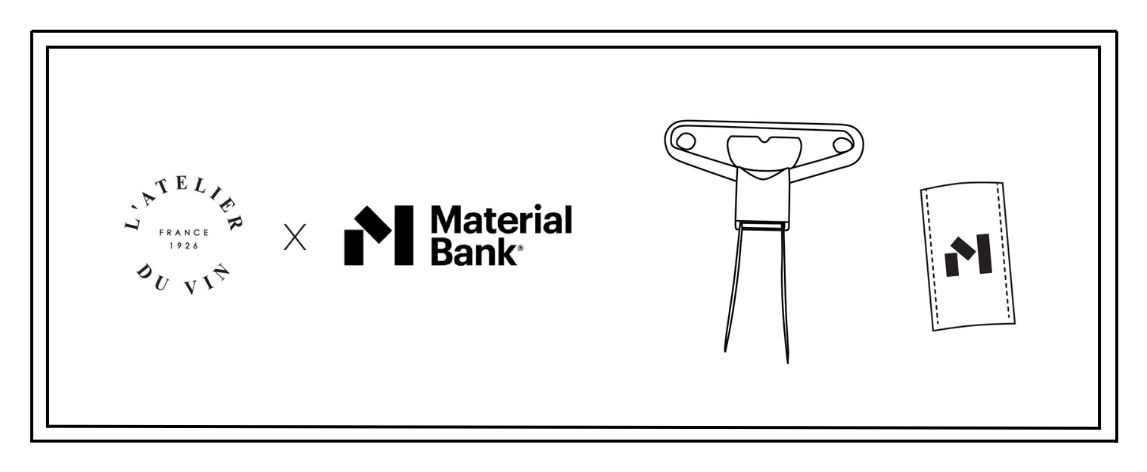 L&rsquo;Atelier du Vin revisite le tire-bouchon Bilame Craft® pour Material Bank
