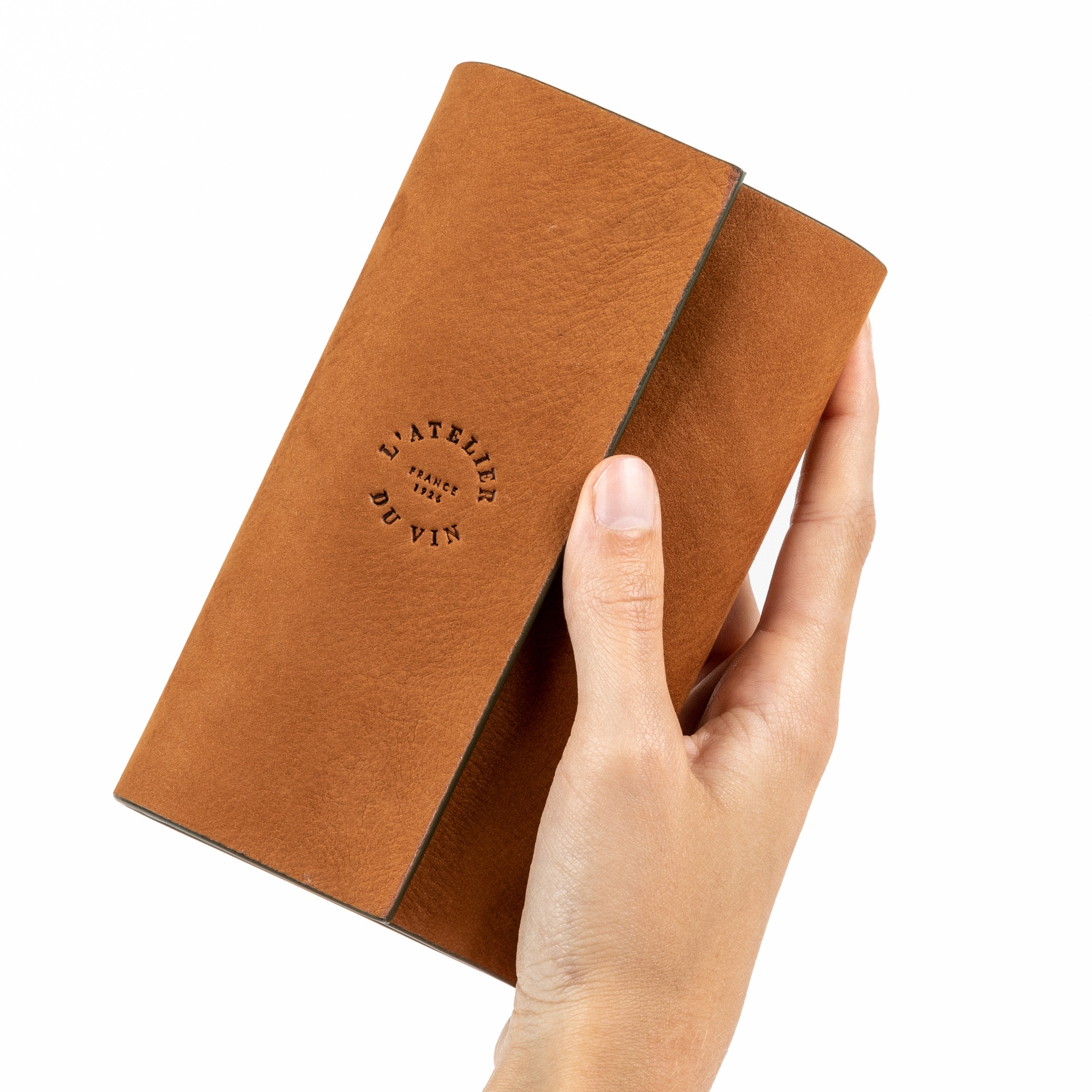 Pochette en cuir véritable pour le tire-bouchon bilame