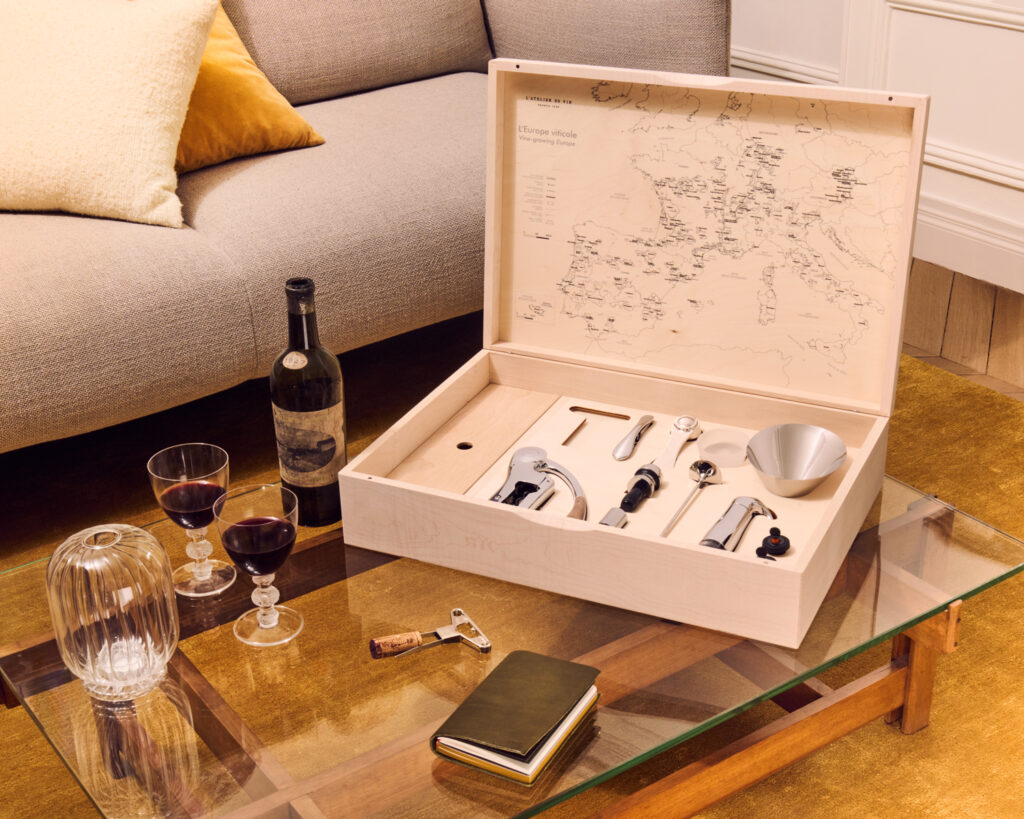 Coffret en bois fait en France Oeno Box Connoisseur 1