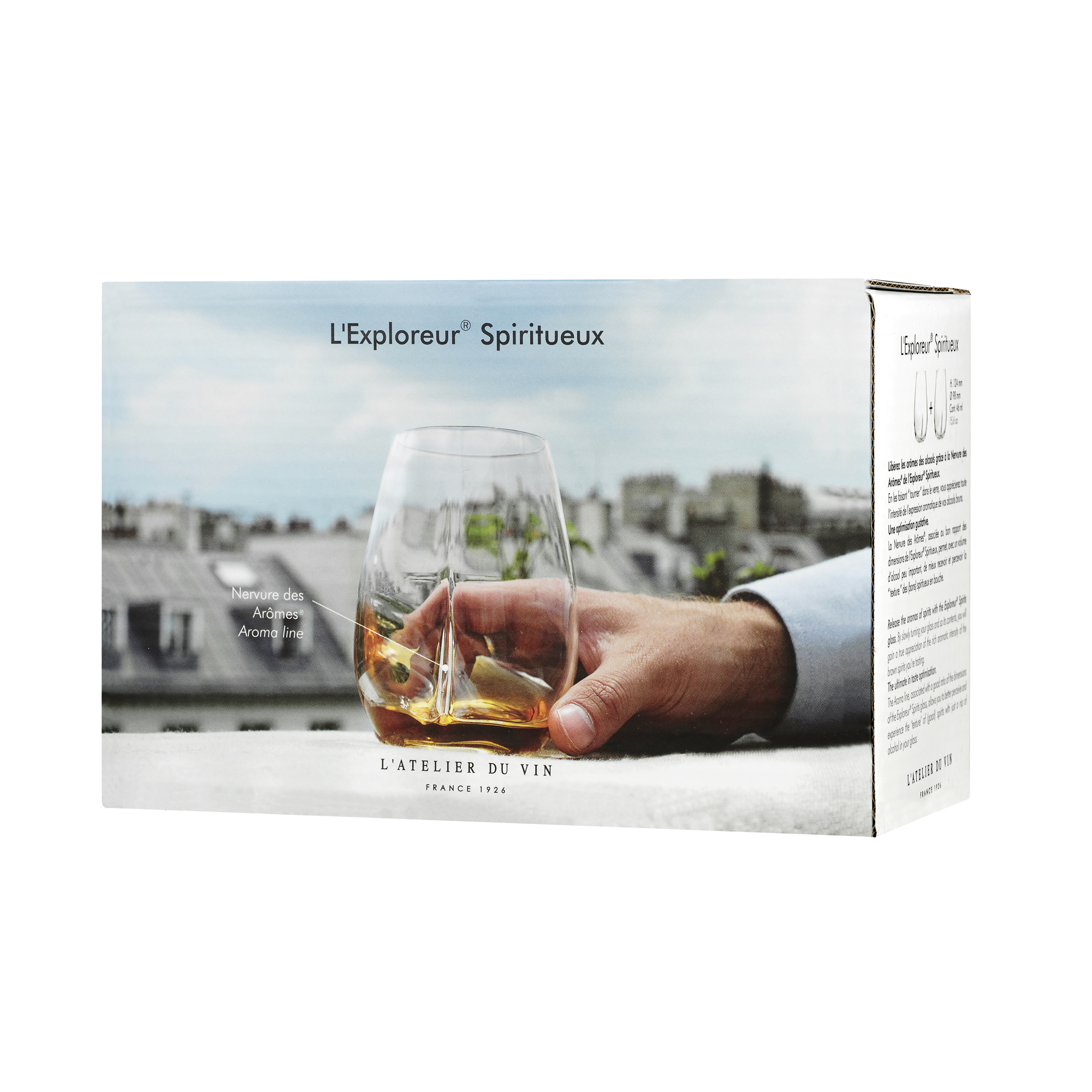 Pack des verres pour les spiritueux Exploreur Spiritueux